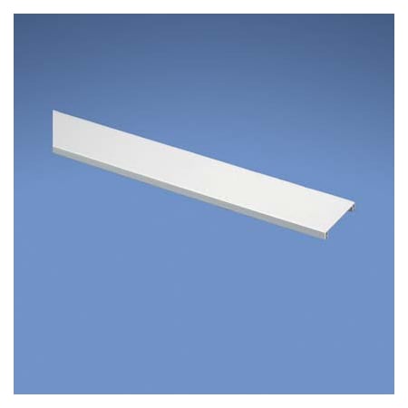 Panduit Cover Plate Raceway, T-70 Series, 2.76 in W, 0.36 in H, 8 ft L, White, 8 PK T70CWH8